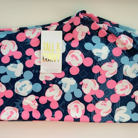 LuLaRoe Pants - LuLaRoe Disney TC Mickey Leggings Gender Reveal